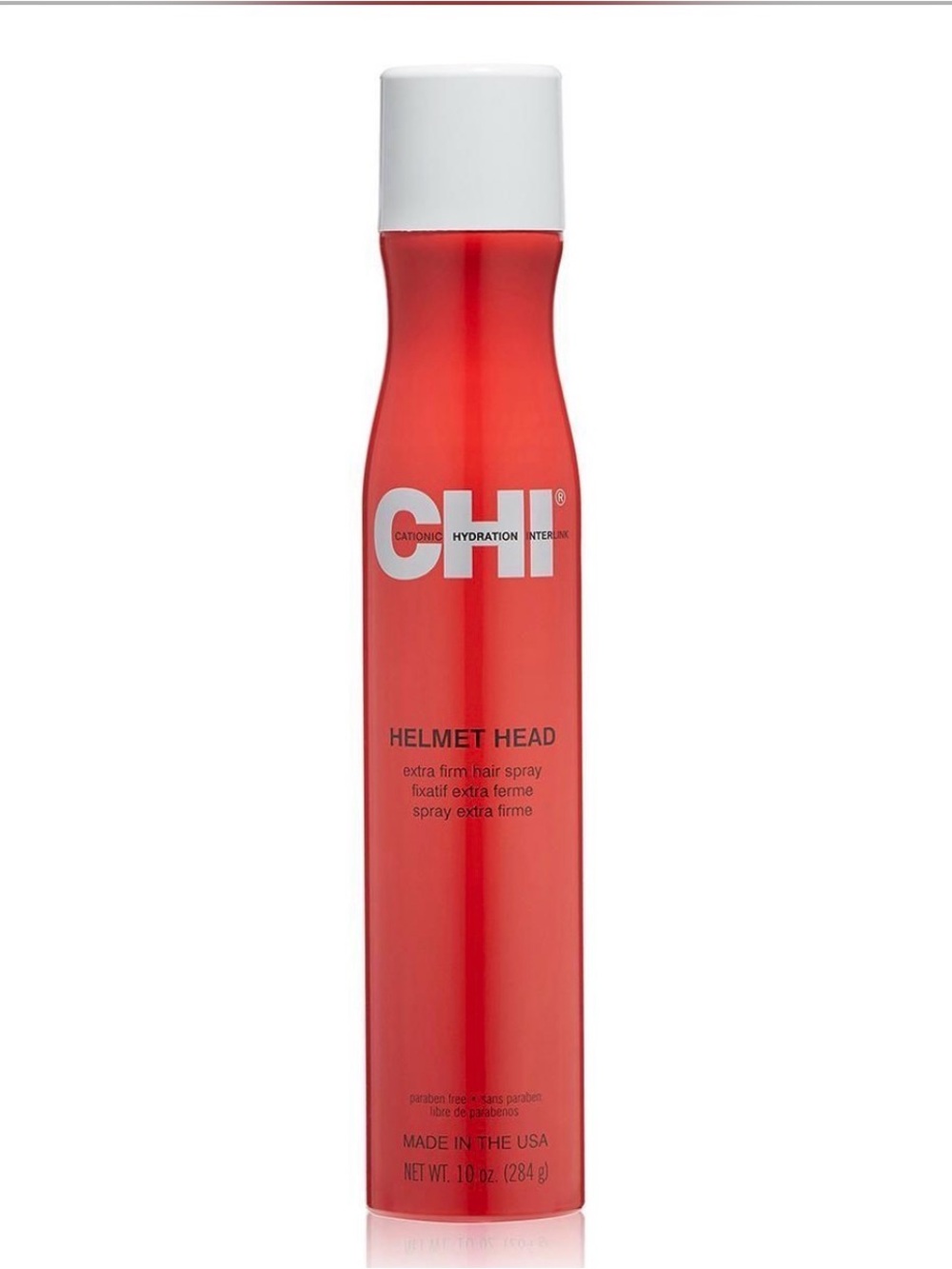 CHI Helmet Head Extra Firm Hairspray - Red